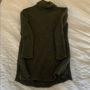 AEO Side Zip Turtleneck Sweater